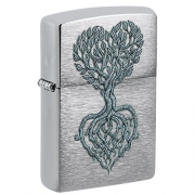 ��������� Zippo - 46232 Rooted in Love Brushed Chrome