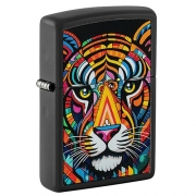 ��������� Zippo - 46235 Tiger Stripes Black Matte