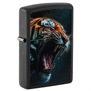 ��������� Zippo - 46241 Tiger Roar Black Matte